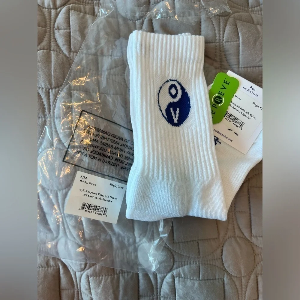Outdoor Voices Graphic Crew Socks